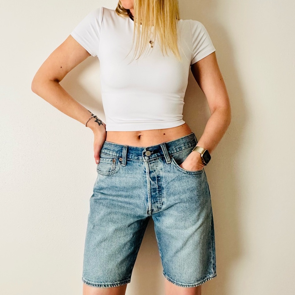 🩵 NEW Levi’s Premium 501 Denim Bermuda Shorts